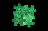 Covoras ortopedic senzorial puzzle Set Fluorescent, straluceste in intuneric, Muffik