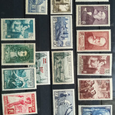 Franța, 1938-1941, lichidare colecție, cota peste 100 Euro