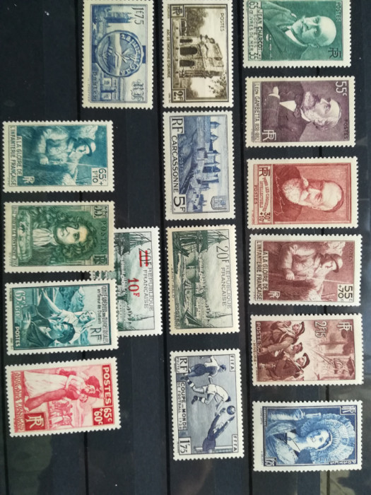 Franța, 1938-1941, lichidare colecție, cota peste 100 Euro