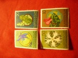 Serie Liechtenstein 1971 - Flora , 4 valori, Nestampilat