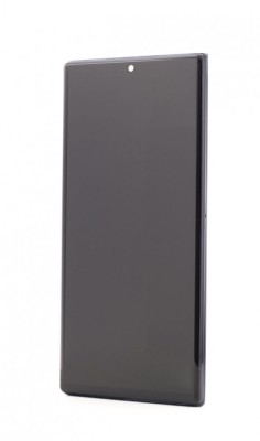 LCD Samsung Galaxy Note 10+, N975, Negru + Rama, Incell foto