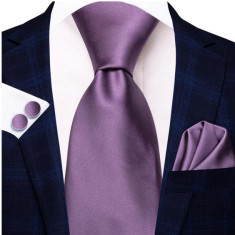 Set cravata + batista + butoni - matase 100% - model 396