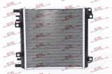 Radiator Toyota Tundra 21-, motor: 3.4 V6 Turbo, radiator temperatura joasa; partea dreapta, 290x306x48, SRLine, Aluminiu/ Plastic brazat, 1655070040