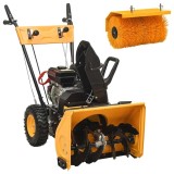 Freza de zapada cu masina de maturat 2 in 1, benzina 6,5 CP