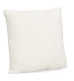 Cumpara ieftin Set 2 perne textil alb buclat Champery 45x45 cm