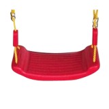 Leagăn suspendabil pentru copii, roșu, plastic, 42 x 9 x 23 cm, cu fr&acirc;nghie reglabilă, p&acirc;nă la 20 kg, CMCLASS