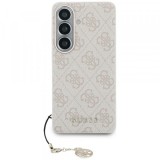 Husa pentru Samsung Galaxy S26 S942, Guess, 4G Classic Logo Charm, Roz