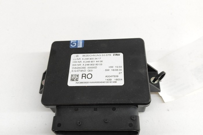 Unitate de control fr&acirc;nă de m&acirc;nă MERCEDES-BENZ GLE W166 2017 OEM: A2469003417,A2469014406,A2469028303,A2C99035201 28240690