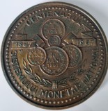 MEDALIE RSR CENTENARUL SISTEMULUI MONETAR NATIONAL 1867-1967