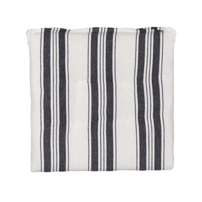 Perna pentru scaun, 40x40 cm, Negru/Alb, Bumbac/Poliester, ATU-080230