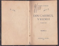 C8439N Din caierul vremii de Maria Cunțan, volumul II, ediția I, 1916