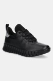 Ecco sneakers din piele Gruuv Sneaker Lea Gtx culoarea negru, 218233-01001
