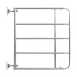 Poarta Păsun Păsun Reglabila 100-200cm 110cm Kerbl Galvanizată Robustă cu Balamale Zavor