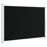 Cumpara ieftin Copertina laterala retractabila de terasa, negru, 200 x 314 cm