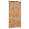 Perdea pentru insecte, ocru si alb, 100 x 220 cm, chenille