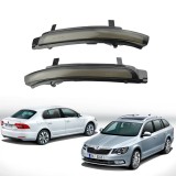 Set 2 Semnalizari Dinamice Oglinzi, pentru Skoda Octavia II Facelift / Superb II