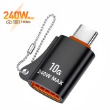 Adaptor OTG premium USB la Type-C 10Gbps, 240W Asteroid GSM A1