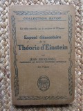 Expos&eacute; &eacute;l&eacute;mentaire de la th&eacute;orie d&#039;Einstein - Jean Becquerel