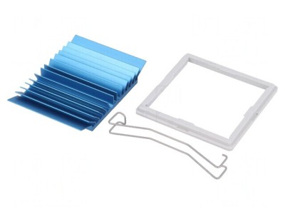 Radiator Extrudat cu Aripioare BGA Albastru 42.5mm x 7.5mm foto