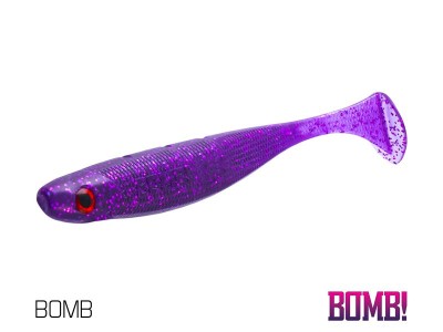 Shad Bomb Rippa 8 cm. culoare Bomb - Delphin foto