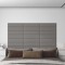 vidaXL Panouri de perete, 12 buc. gri deschis 60x15 cm textil 1,08 m&sup2; 343817