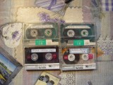 LOT de 4 casete audio MAXELL normale pentru inregistrat: 2 de 90 minute si 2 normale de 60 minute -
