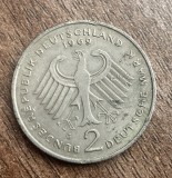 C50 - Moneda foarte veche - Germania - 2 marci - 1969 litera G