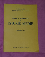 Studii si materiale de istorie medie / red. resp. Paul Cernovodeanu vol. XV foto
