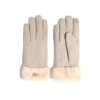 Manusi dama, Mindblower, Casmir 70%, iTouch screen sensitive, cream, cu blanita, Crem, M