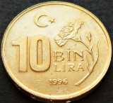 Cumpara ieftin Moneda 10 BIN LIRA - TURCIA, anul 1996 * cod 2089 A, Europa