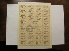 &amp;quot;Cartela Consumatorului / RSS Moldova 20 ruble aprilie 1992 / Cupoane&amp;quot; UNC / RAR foto
