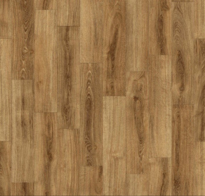 Linoleum Rezidential Clasa 21, Model Plank 067, Suport Pasla, Grosime 2.5 mm, Imitatie Parchet, Maro, PVC, Latime 1m, Marime 100 x 300 cm