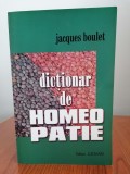 Jacques Boulet, Dicționar de homeopatie