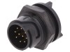 Conector circular tată 10 pini aurit Buccaneer 4000