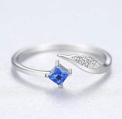 Inel Argint reglabil finut -BLUE- ARG397F foto