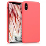 Husa pentru Apple iPhone X / iPhone XS, Silicon, Roz, 46313.103, Carcasa, Kwmobile