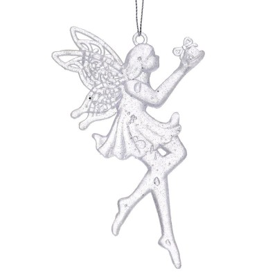 Set 6 ornamente brad Fairies 14 cm foto