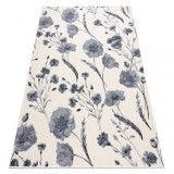 Covor Heos 78585 crem si argint FLORI, 190x270 cm