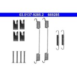 Set accesorii reparatie saboti frana Ate 03013792852, parte montare : punte spate