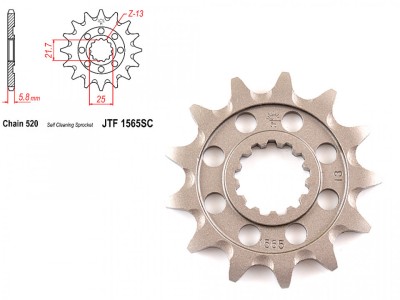 Pinion transmisie fata 520/13T, JTF1565SC foto