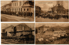 BRASOV 1916 set de 10 carti postale ilustrate neuzate infrangerea Armatei Romane foto