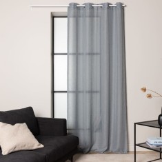 Venture Home Perdea &amp;bdquo;Kaya&amp;rdquo;, 240x140 cm, gri deschis, poliester foto