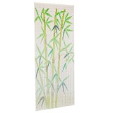Perdea de ușă pentru insecte, 90 x 200 cm, bambus