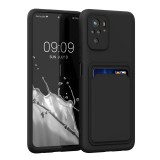 Husa pentru Xiaomi Redmi Note 10 / Redmi Note 10S, Silicon, Negru, 56956.47, kwmobile, Carcasa