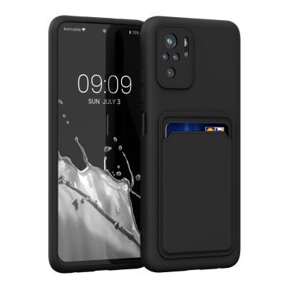 Husa pentru Xiaomi Redmi Note 10 / Redmi Note 10S, Silicon, Negru, 56956.47, kwmobile foto