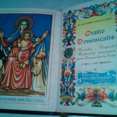 Rugăciunea de duminică,oratio dominicalis,edit.in LATINA,Carte de rugaciuni 1948