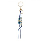 Breloc Cordon Ochi Asigurare, 21cm, Albastru, Alb, Oem