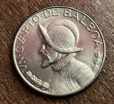 C50 - Moneda foarte veche - Panama - un sfert - 1/4 - cuarto balboa - 1975