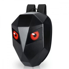 RUCSAC RIGID CU ECRAN LED SIBLUETOOTH - DEVIL EYES 36*18*48 cm- NEGRU - MOTOCICLETA / ATV /BICICLETA