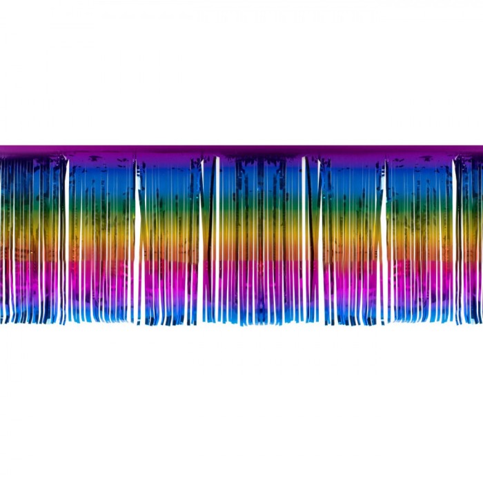 Perdea Decorativă Petrecere, Model Tinsel, Dimensiuni 300x33cm, Multicolor